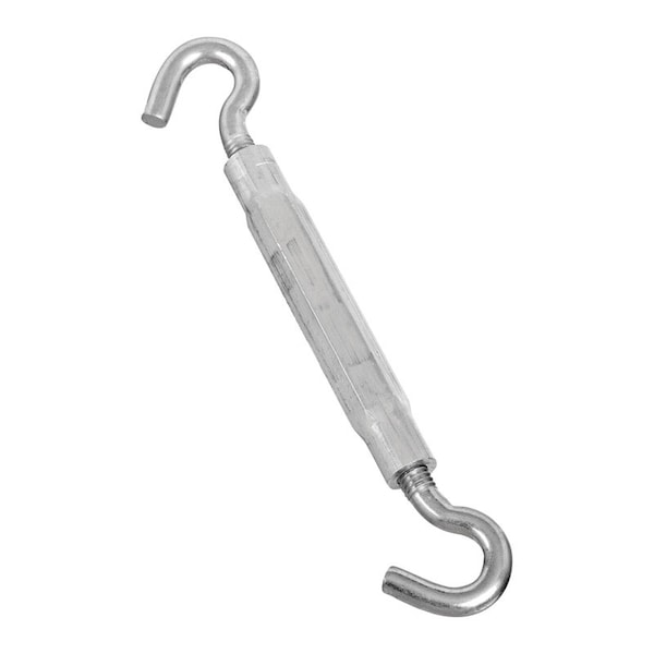 National Hardware Zinc-Plated Aluminum/Steel Turnbuckle 215 lb. cap. 11 in. L N222-026 - main